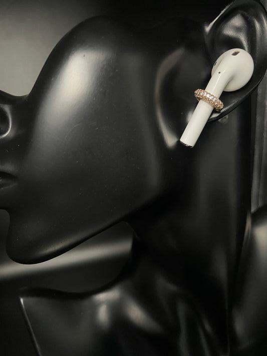 Zircon Wireless Headphone Earrings